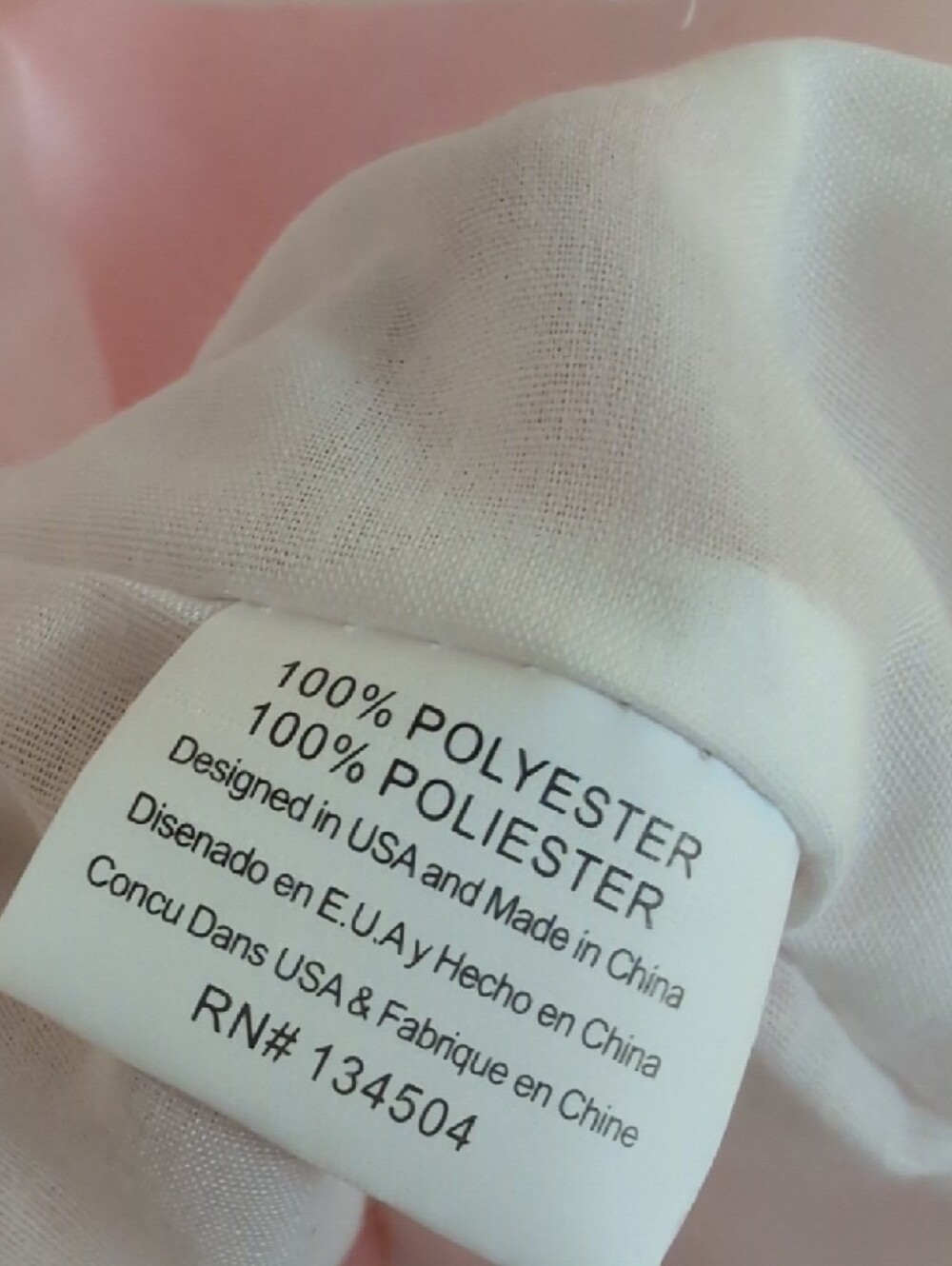 Light Peach Floral Applique Tulle Baby Dress Size 18M - Picture 14 of 15